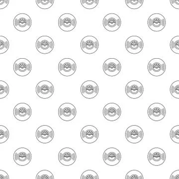 Vinyl record pattern seamless Stock Illustration