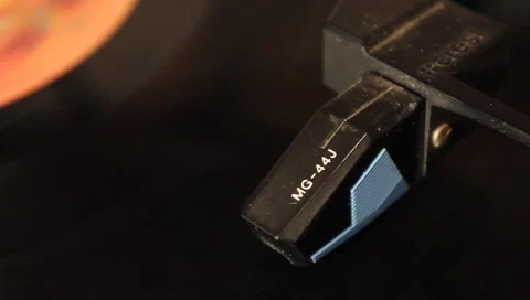 Vinyl Record Player Stock Footage 1048395