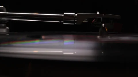 Vinyl Record Player Stock Footage 37992355