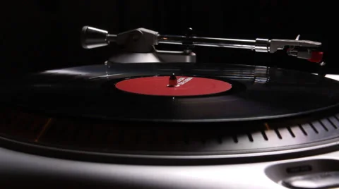 Vinyl Record Player Stock Footage 37993522
