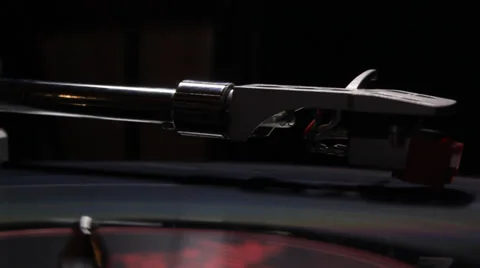 Vinyl Record Player Stock Footage 37994842