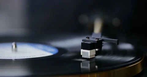 Vinyl record player Stock Footage 88954810