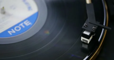 Vinyl record player Stock Footage 88955391