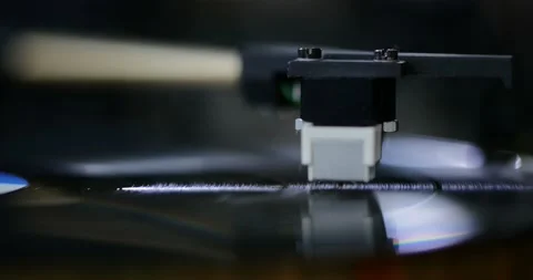 Vinyl record player Stock Footage 88955709