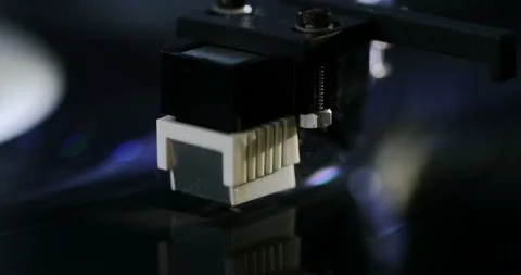 Vinyl record player Stock Footage 88956680
