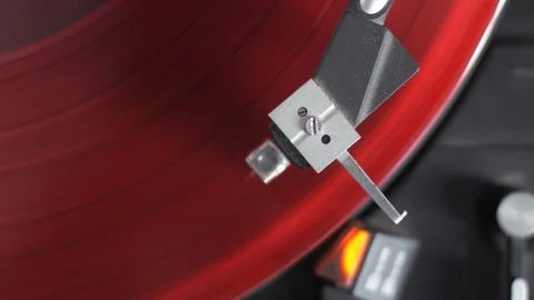 Vinyl record player Stock Footage 97133457