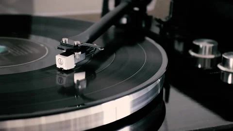 Vinyl Record Player Video stock 167964552