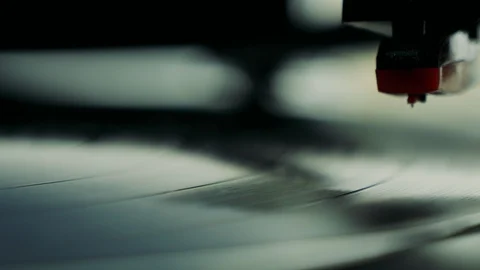 Vinyl Record Player needle drop. Stock Footage 98905783