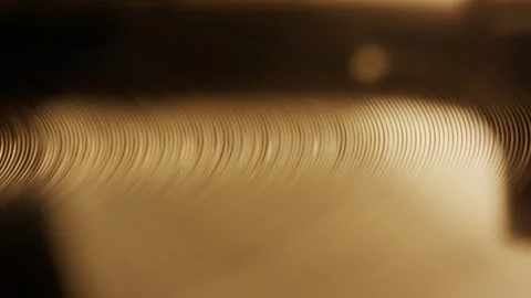 Vinyl Record Player Shots - High Quality Cinematic - Pan Record Grooves Stock Footage 244148411