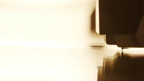 Vinyl Record Player Shots - High Quality Cinematic  Pan Stock Footage 244149358