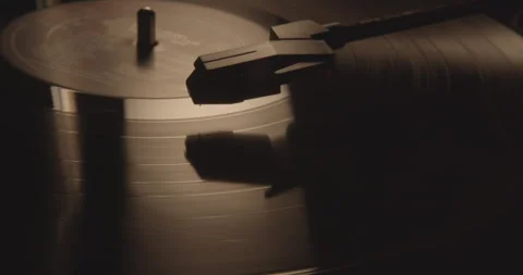Vinyl Record Player Shots - High Quality Cinematic - MS3 Stock Footage 244149819