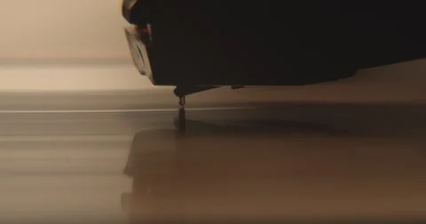 Vinyl Record Player Shots - High Quality Cinematic - head Stock Footage 244150014