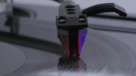 Vinyl Record Player / Turntable Stock Footage 12573166
