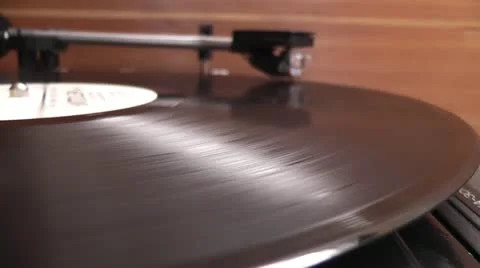 Vinyl record players. Stock Footage 11103685