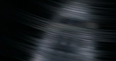 Vinyl record on record player macro closeup Stock Footage 103122594