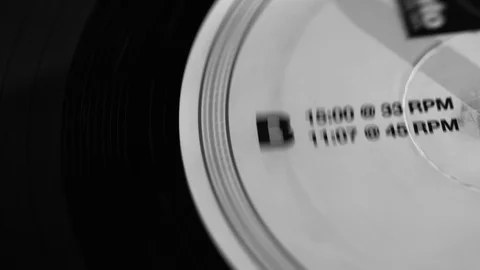 Vinyl record rotation. Stock Footage 103231666