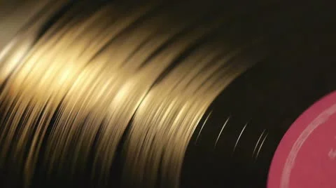 Vinyl record top view Stockbeeldmateriaal 13130272