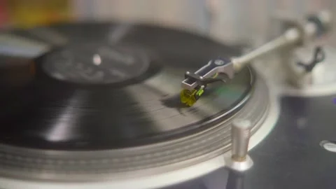 Vinyl Recorder Spinning Video stock 224431992