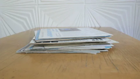 Vinyl Records Selection Stock Footage 106050605