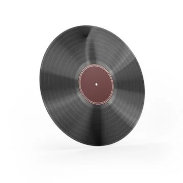 Vinyl with red label i イラスト素材