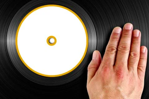 Vinyl scratch Stock Photos