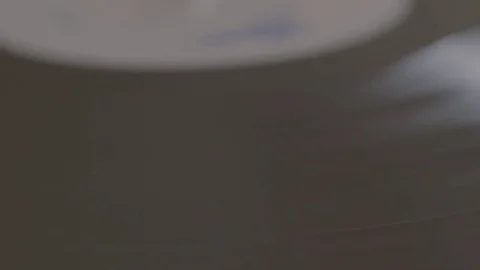 Vinyl Slide Shot Record Player Needle Stock Footage 81543546