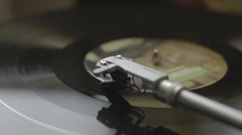 Vinyl Stop Playing 库存影片 56804526