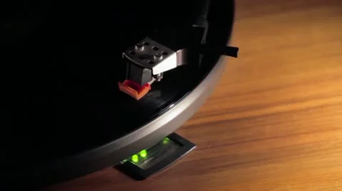 Vinyl turntable 1 Video stock 19966596
