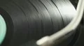 Vinyl on turntable - close up HD Footage
