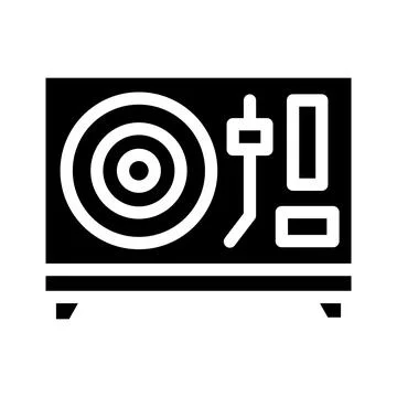Vinyl Vector Icon Design Illustration Stock Illustration