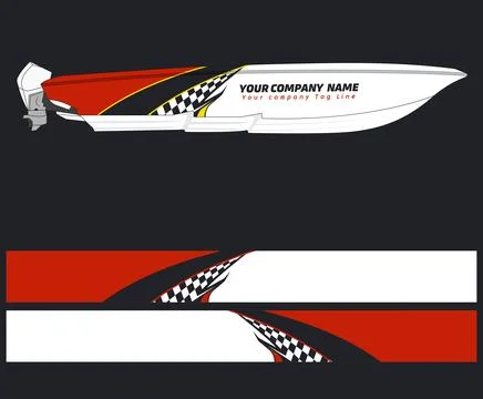 Vinyl wrap van with Car Wrap mockups Stock Illustration
