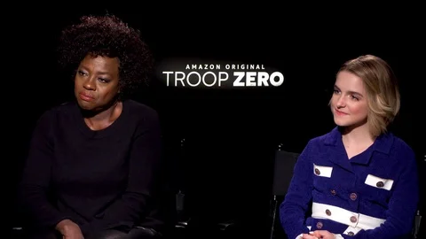 Viola Davis and Allison Janney are interviewed about 'Troop Zero' - 2020 Video stock 125799475