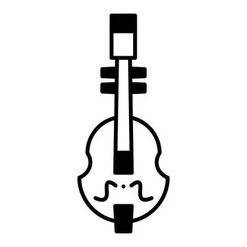 Viola Dualtone Icon Stock-Illustration