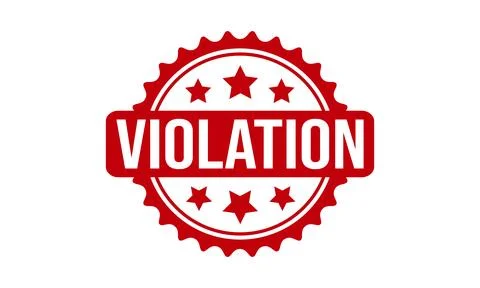 Violation Rubber Stamp Seal Vector Stock Illustration