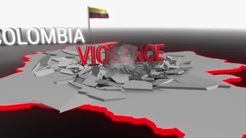 Violence hits Colombia Stock Footage 264996182