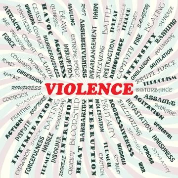 Violence Stock Illustration