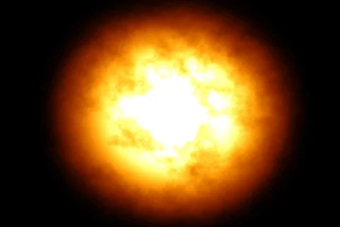 Violent explosion of super nova - digital animation 库存影片 93664