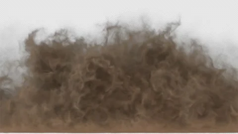 Violent Sandstorm On Alpha Stock Footage 168583654