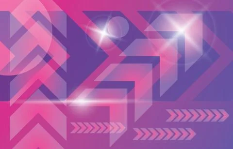 Violet abstract energy vector background Stock Illustration