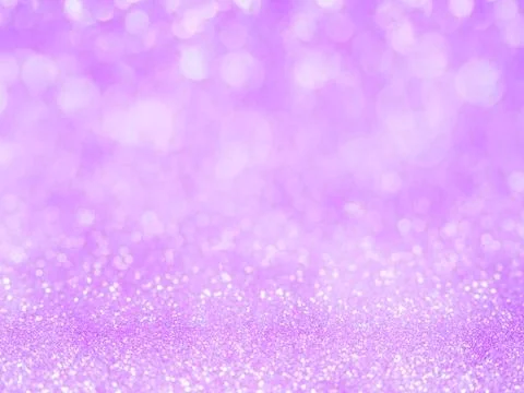 Violet abstract glitter background with bokeh. lights blurry soft pink for th Stock Photos