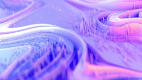 Violet abstract lava background 4k, Template for Events Stock Footage 243586981