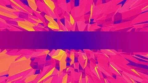 Violet abstract low poly waving surface as glorious background. Violet abstract Stock Footage