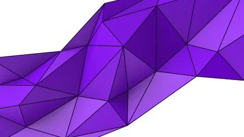 Violet abstract modern crystal background. Polygon, Line, Triangle pattern sh イラスト素材