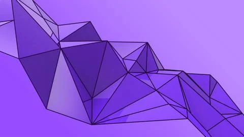 Violet abstract modern crystal background. Polygon, Line, Triangle pattern sh Stock Illustration