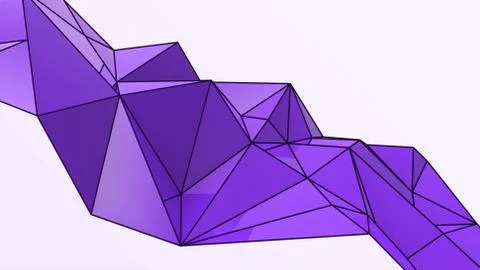 Violet abstract modern crystal background. Polygon, Line, Triangle pattern sh Stock Illustration