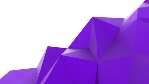 Violet abstract modern crystal background. Polygon, Line, Triangle pattern sh Stock Illustration