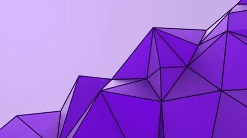 Violet abstract modern crystal background. Polygon, Line, Triangle pattern sh Stock Illustration