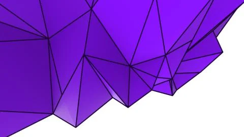 Violet abstract modern crystal background. Polygon, Line, Triangle pattern sh Stock-Illustration