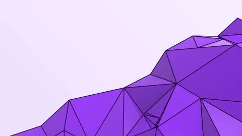 Violet abstract modern crystal background. Polygon, Line, Triangle pattern sh Stock Illustration