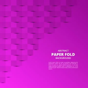 Violet Abstract Paper Fold Background Stock Illustration